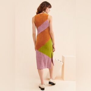 Hutch Colorblock Knit Midi Dress
